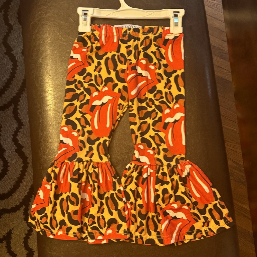 Adorable Rolling Stones bell bottoms!